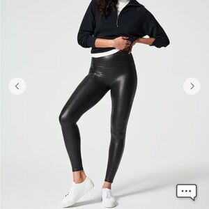 Spanx faux leather leggings
